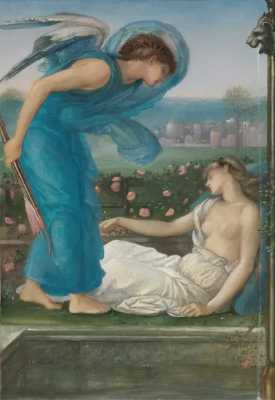 Cupid and Psyche av Sir Edward Coley Burne-Jones