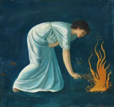 Hero av Sir Edward Coley Burne-Jones
