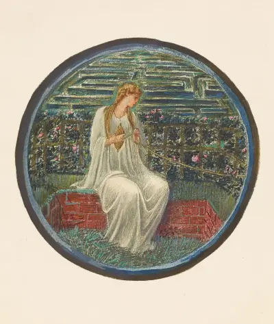 Love in a Tangle av Sir Edward Coley Burne-Jones