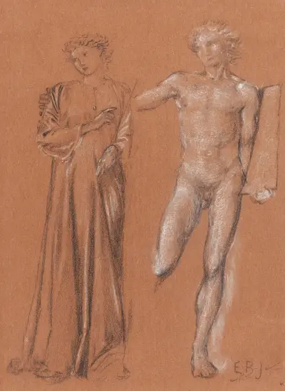 Orpheus and Eurydice av Sir Edward Coley Burne-Jones