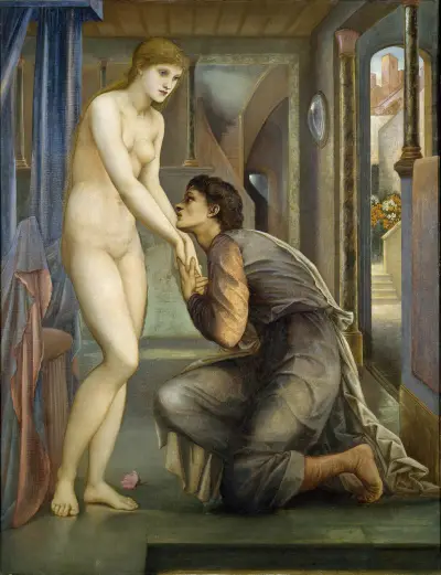 Pygmalion And The Image – The Soul Attains av Sir Edward Coley Burne-Jones