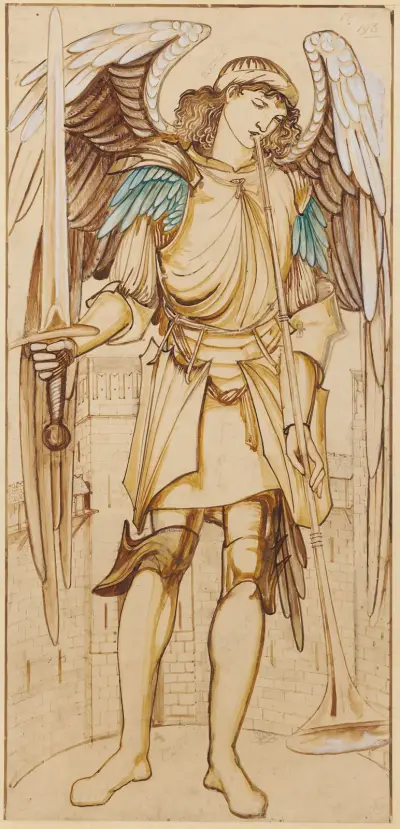 The Angels of the Hierarchy – Archangeli av Sir Edward Coley Burne-Jones