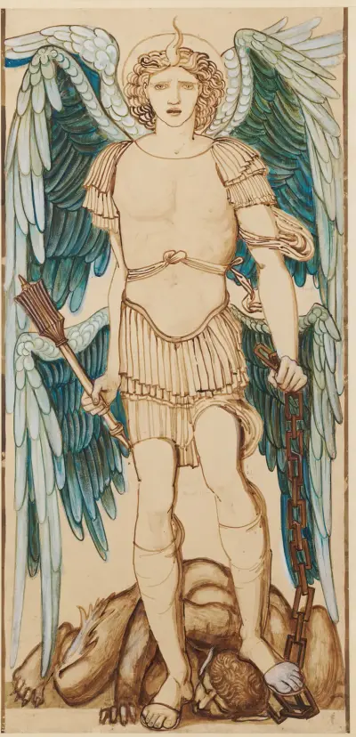 The Angels of the Hierarchy – Principates av Sir Edward Coley Burne-Jones