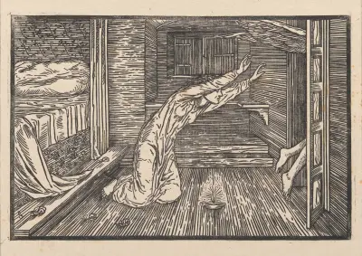 The flight of Cupid av Sir Edward Coley Burne-Jones