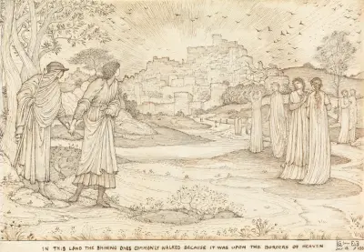 The Land of Beulah av Sir Edward Coley Burne-Jones