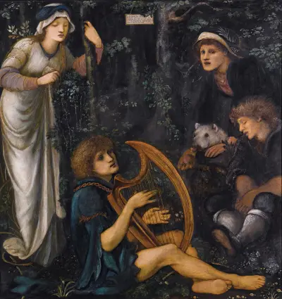 The Madness of Sir Tristram – nr 1 av Sir Edward Coley Burne-Jones