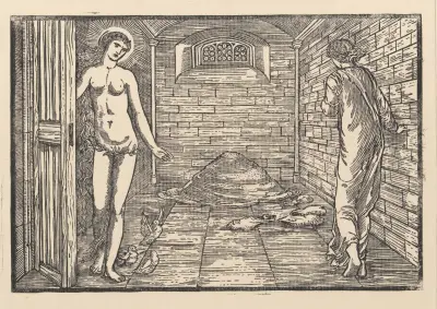 The trial of the Millet seeds av Sir Edward Coley Burne-Jones