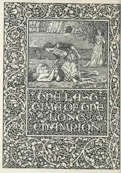 The well at the world’s end – The last time of the long champion av Sir Edward Coley Burne-Jones