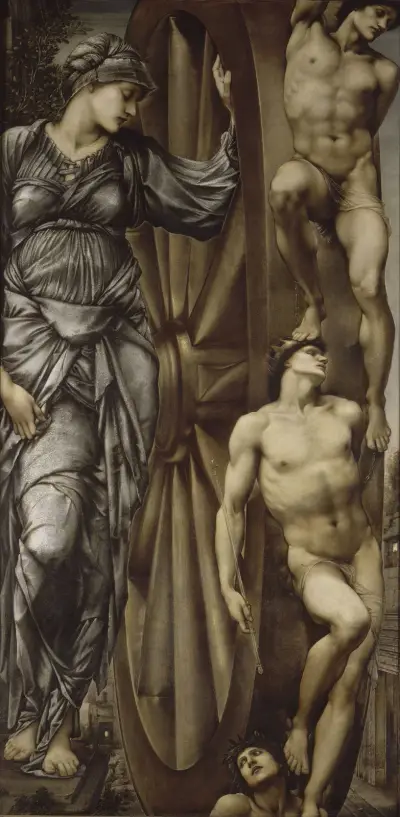 The Wheel of Fortune av Sir Edward Coley Burne-Jones
