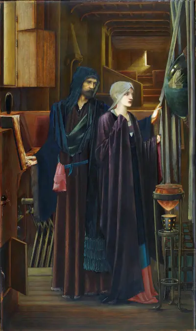 The Wizard av Sir Edward Coley Burne-Jones