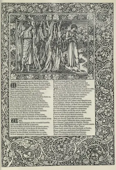 The works of Geoffrey Chaucer Pl.04 av Sir Edward Coley Burne-Jones