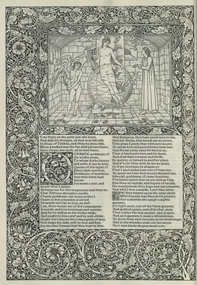 The works of Geoffrey Chaucer Pl.05 av Sir Edward Coley Burne-Jones