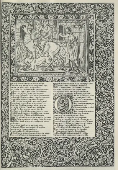 The works of Geoffrey Chaucer Pl.06 av Sir Edward Coley Burne-Jones