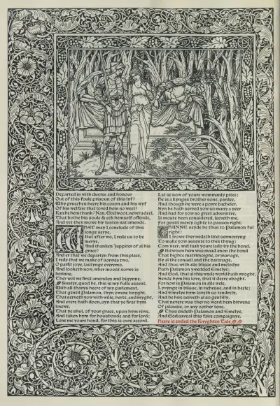 The works of Geoffrey Chaucer Pl.08 av Sir Edward Coley Burne-Jones