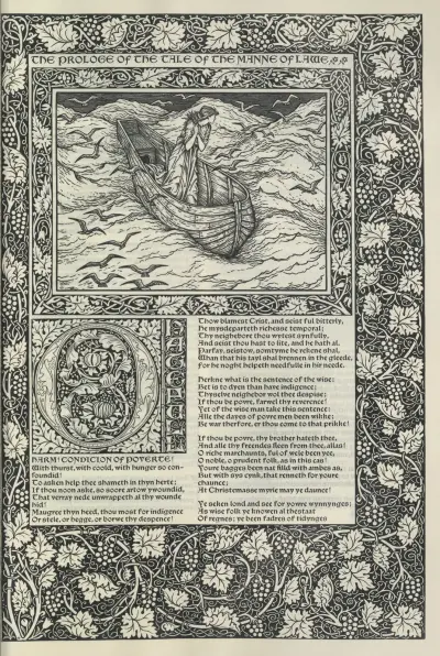 The works of Geoffrey Chaucer Pl.09 av Sir Edward Coley Burne-Jones