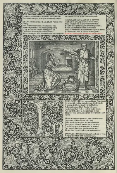 The works of Geoffrey Chaucer Pl.18 av Sir Edward Coley Burne-Jones