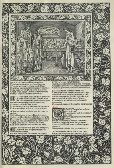 The works of Geoffrey Chaucer Pl.20 av Sir Edward Coley Burne-Jones