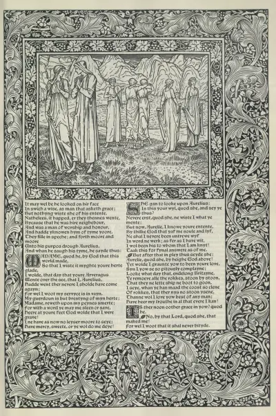 The works of Geoffrey Chaucer Pl.24 av Sir Edward Coley Burne-Jones