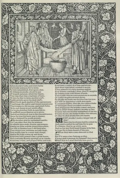 The works of Geoffrey Chaucer Pl.25 av Sir Edward Coley Burne-Jones