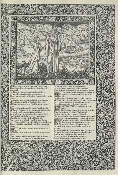 The works of Geoffrey Chaucer Pl.27 av Sir Edward Coley Burne-Jones