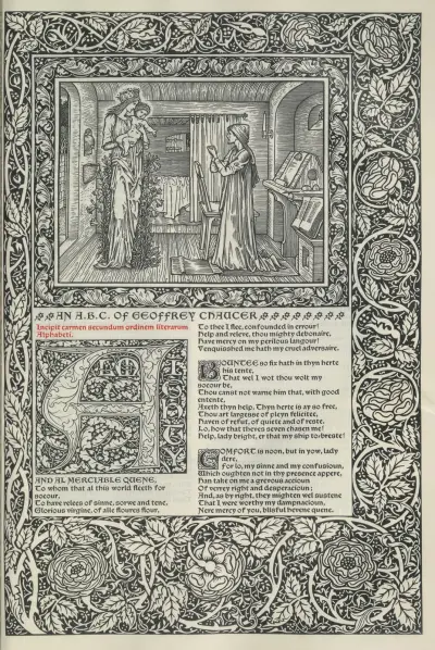 The works of Geoffrey Chaucer Pl.30 av Sir Edward Coley Burne-Jones