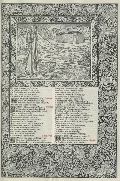The works of Geoffrey Chaucer Pl.33 av Sir Edward Coley Burne-Jones