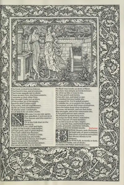 The works of Geoffrey Chaucer Pl.39 av Sir Edward Coley Burne-Jones