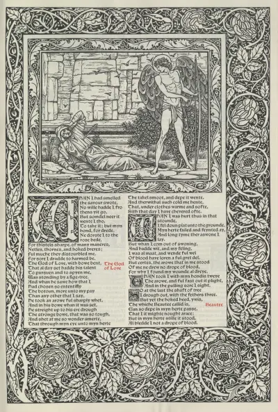 The works of Geoffrey Chaucer Pl.43 av Sir Edward Coley Burne-Jones