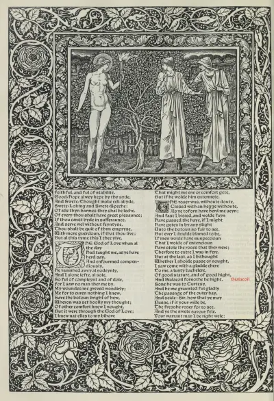 The works of Geoffrey Chaucer Pl.45 av Sir Edward Coley Burne-Jones