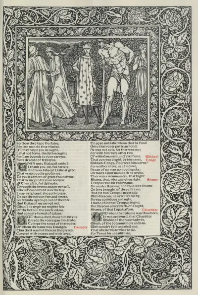 The works of Geoffrey Chaucer Pl.46 av Sir Edward Coley Burne-Jones