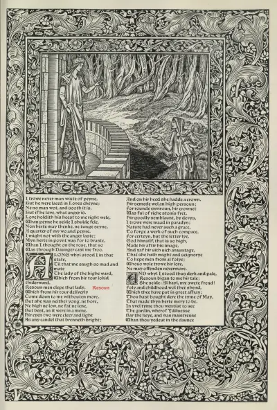 The works of Geoffrey Chaucer Pl.47 av Sir Edward Coley Burne-Jones