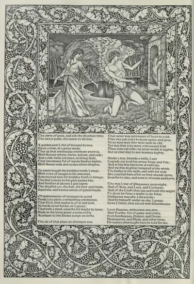 The works of Geoffrey Chaucer Pl.51 av Sir Edward Coley Burne-Jones