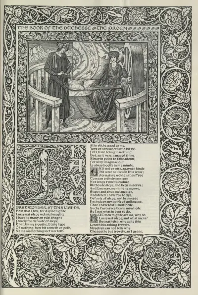 The works of Geoffrey Chaucer Pl.57 av Sir Edward Coley Burne-Jones