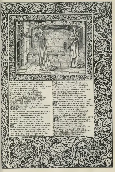 The works of Geoffrey Chaucer Pl.65 av Sir Edward Coley Burne-Jones