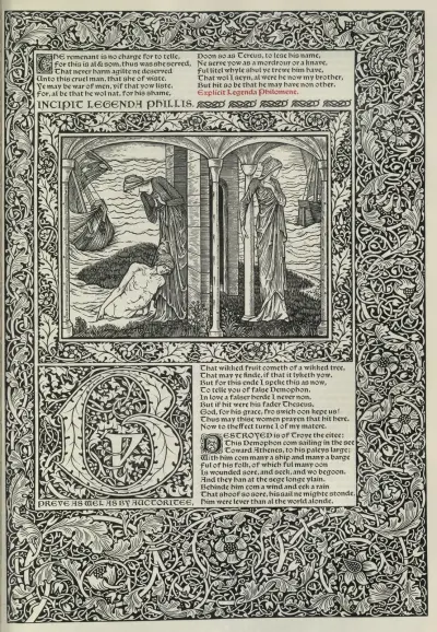 The works of Geoffrey Chaucer Pl.69 av Sir Edward Coley Burne-Jones