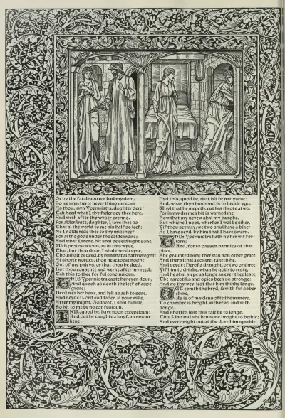 The works of Geoffrey Chaucer Pl.70 av Sir Edward Coley Burne-Jones