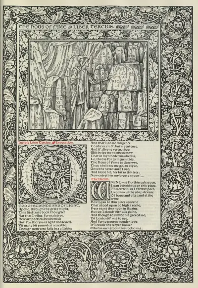 The works of Geoffrey Chaucer Pl.74 av Sir Edward Coley Burne-Jones