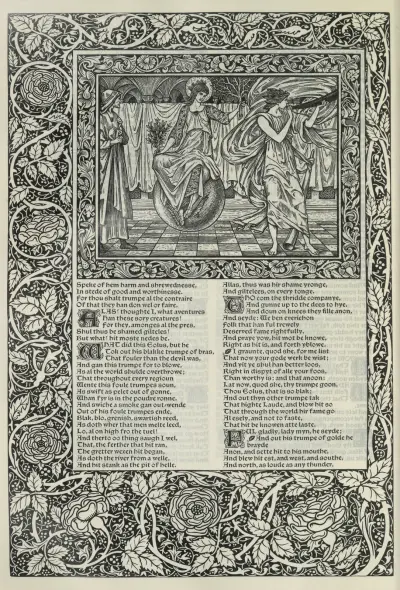 The works of Geoffrey Chaucer Pl.75 av Sir Edward Coley Burne-Jones