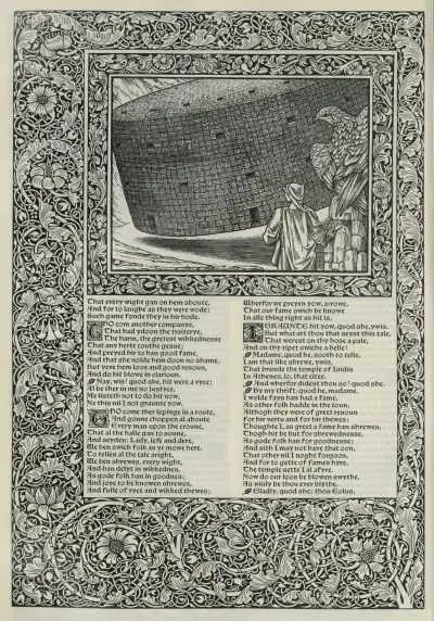 The works of Geoffrey Chaucer Pl.76 av Sir Edward Coley Burne-Jones