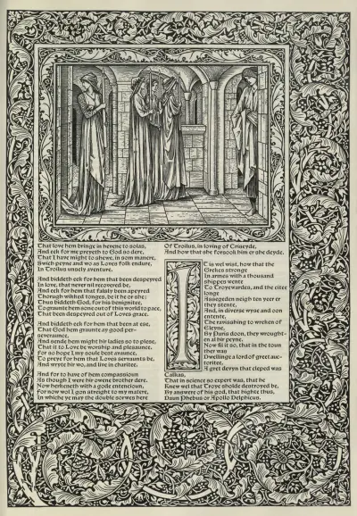 The works of Geoffrey Chaucer Pl.79 av Sir Edward Coley Burne-Jones
