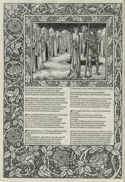 The works of Geoffrey Chaucer Pl.86 av Sir Edward Coley Burne-Jones