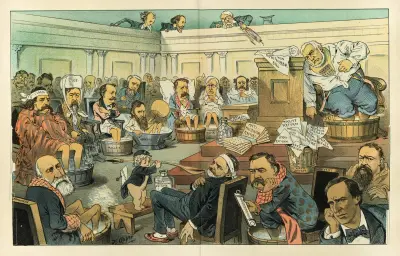 A dreadful attack of ‘presidential fever’ in the U.S. Senate av Frederick Burr Opper
