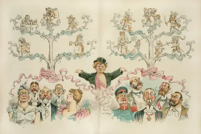 America’s proud ‘four hundred’ and Europe’s haughty ‘nobility’ – and the ancestors they are always boasting of av Frederick Burr Opper