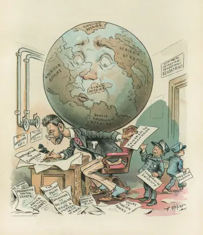 Atlas Joe; or, the fearful responsibilities of a self-appointed manager of the universe av Frederick Burr Opper