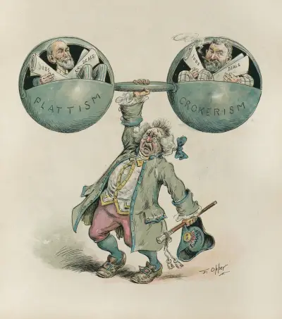 Father Sandow Kickerbocker’s terrific feat av Frederick Burr Opper