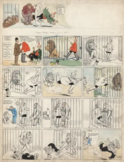 Happy Hooligan makes a grand hit! av Frederick Burr Opper