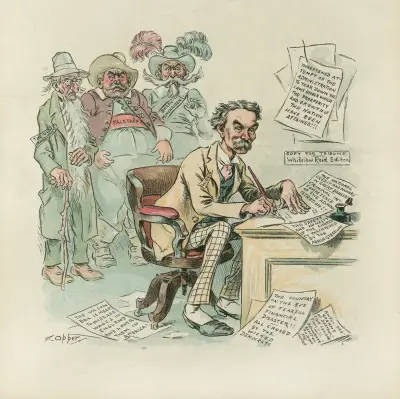 He beats them all to pieces av Frederick Burr Opper