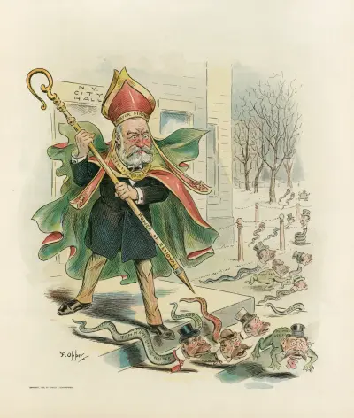 New Yorks St. Patrick av Frederick Burr Opper