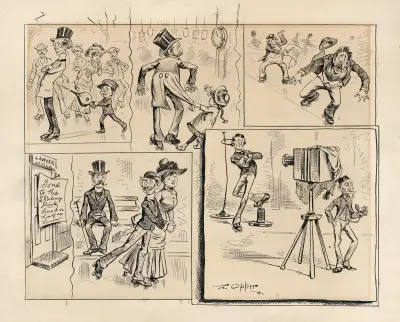 Reflektioner på rinken av Frederick Burr Opper