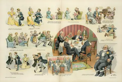 Social hypocrisies, and the painful scenes they save us from av Frederick Burr Opper